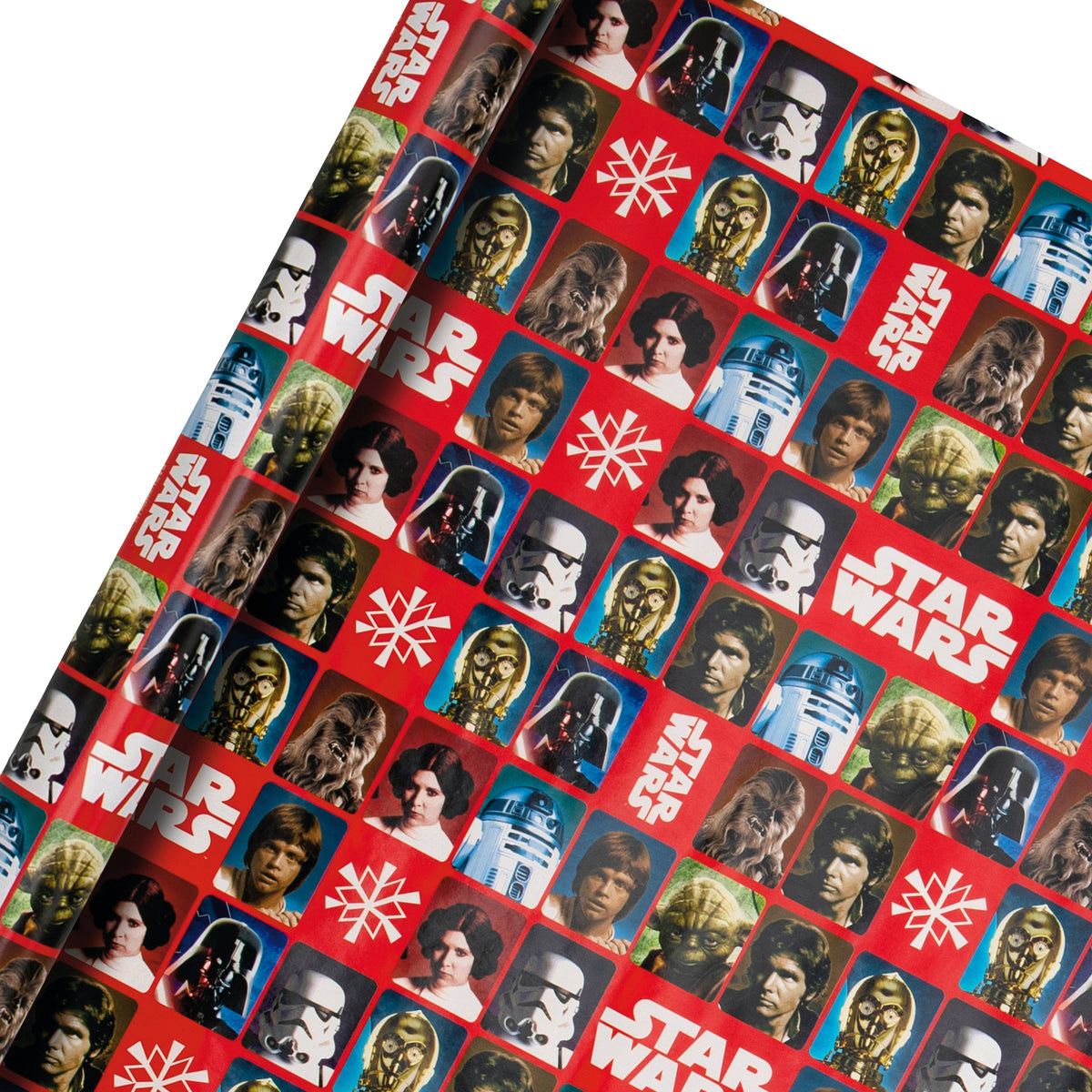 storm trooper Gift Wrap Paper red Star Wars White kids Christmas