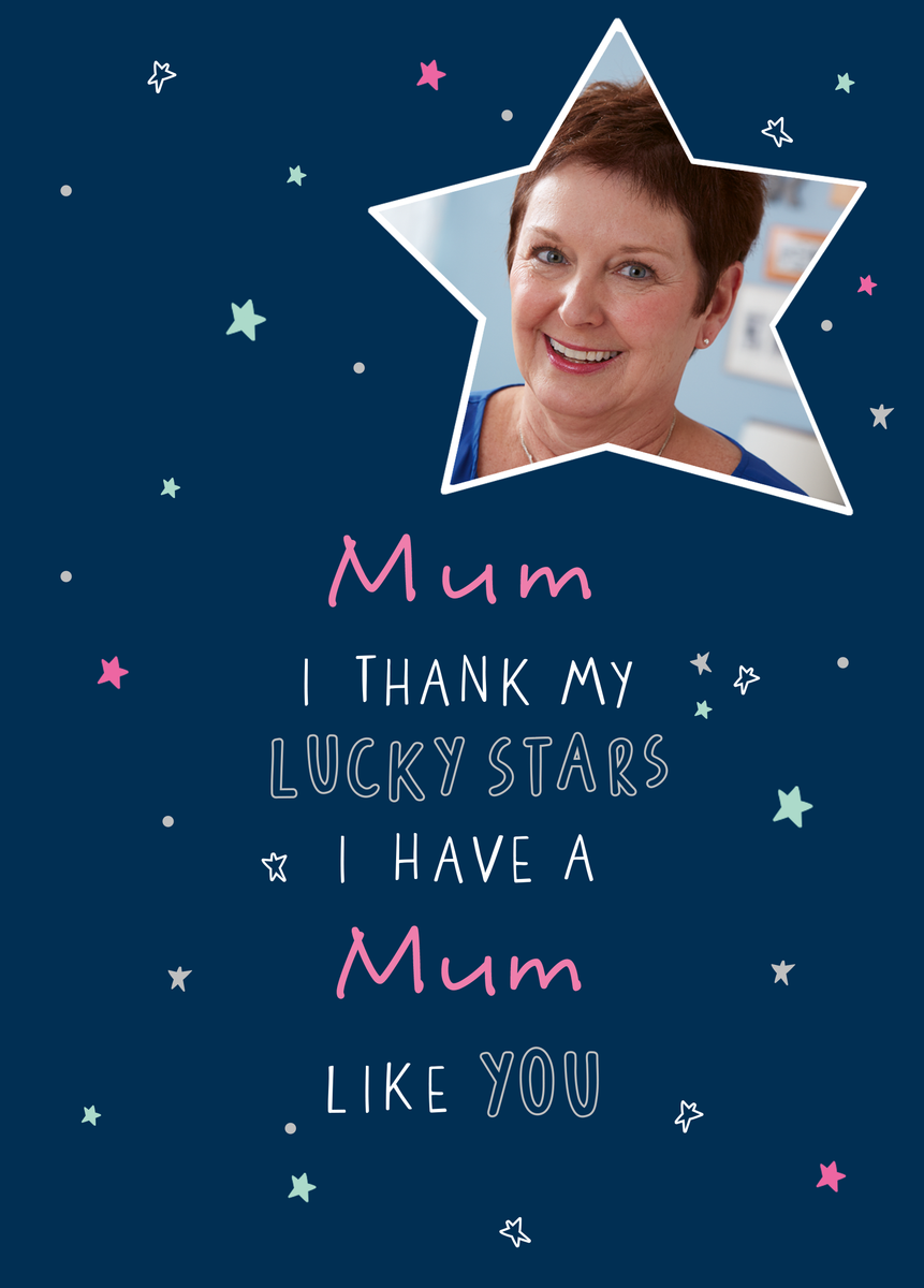 Personalised Lucky Stars Mothers Day Card For Mum Hallmark Uk