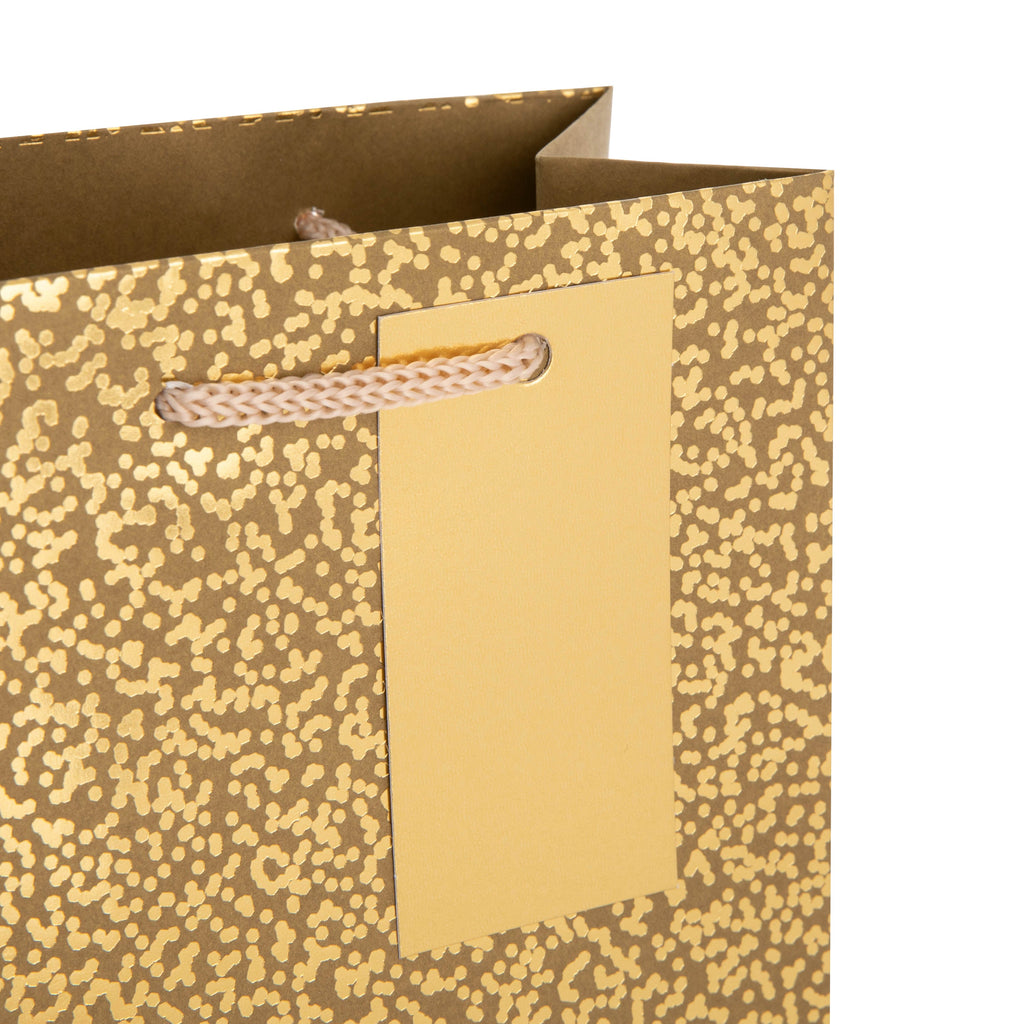 Small Gift Bag - Gold Speckled Design