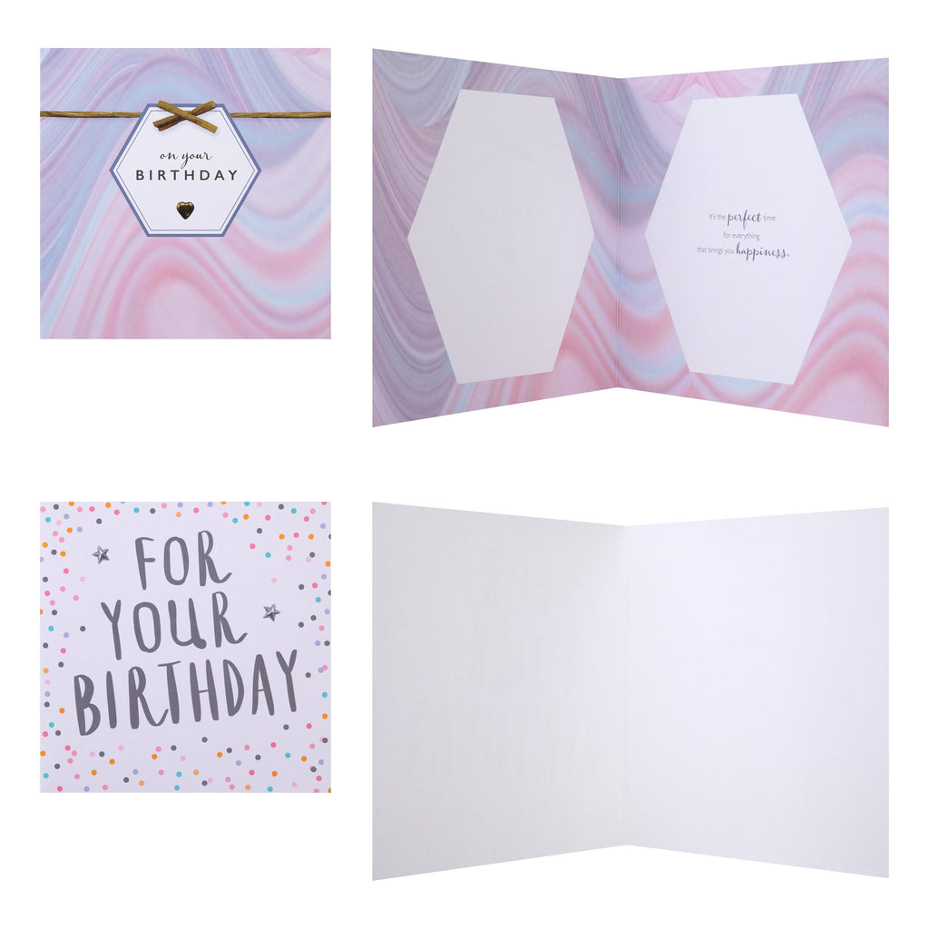 Birthday Cards Multipack - Pack of 30 in 6 Elegant Designs