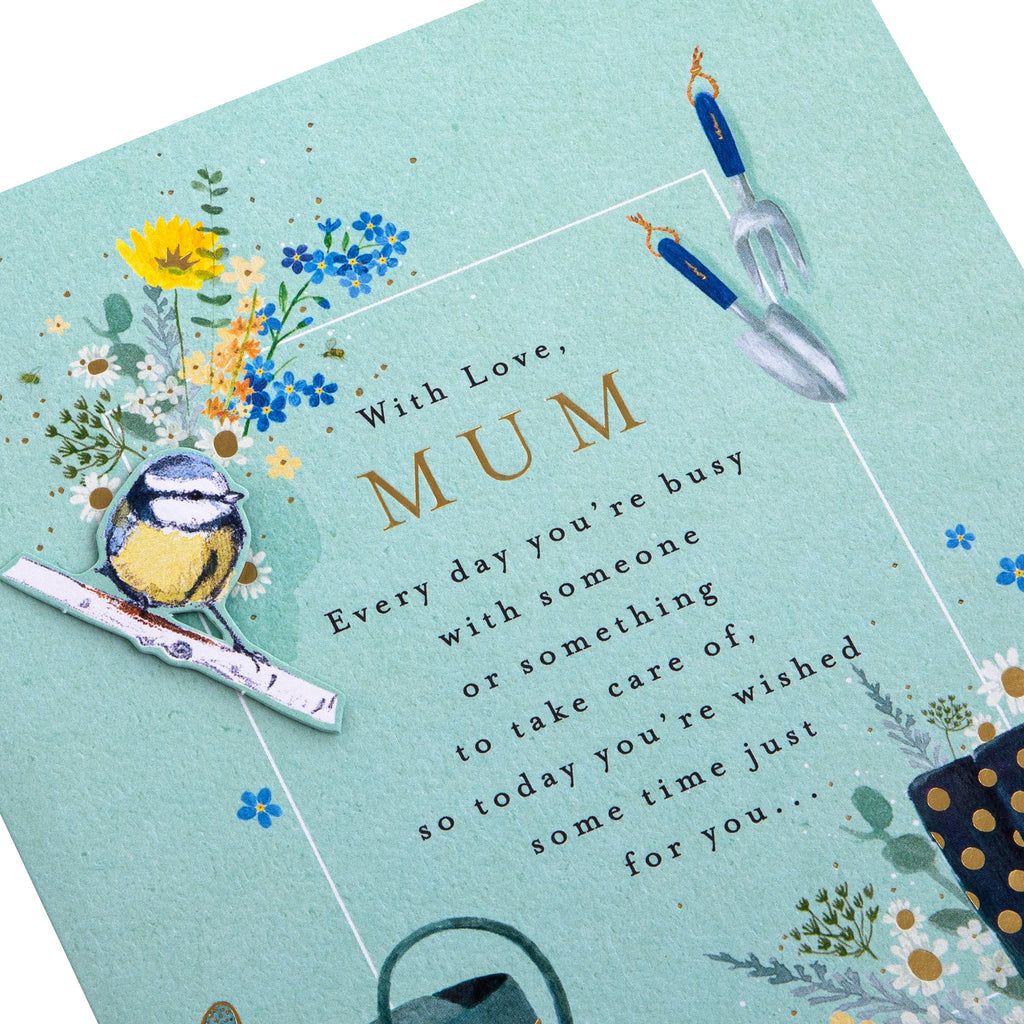 Birthday Card for Mum - Lucy Cromwell Gardening Tools Design