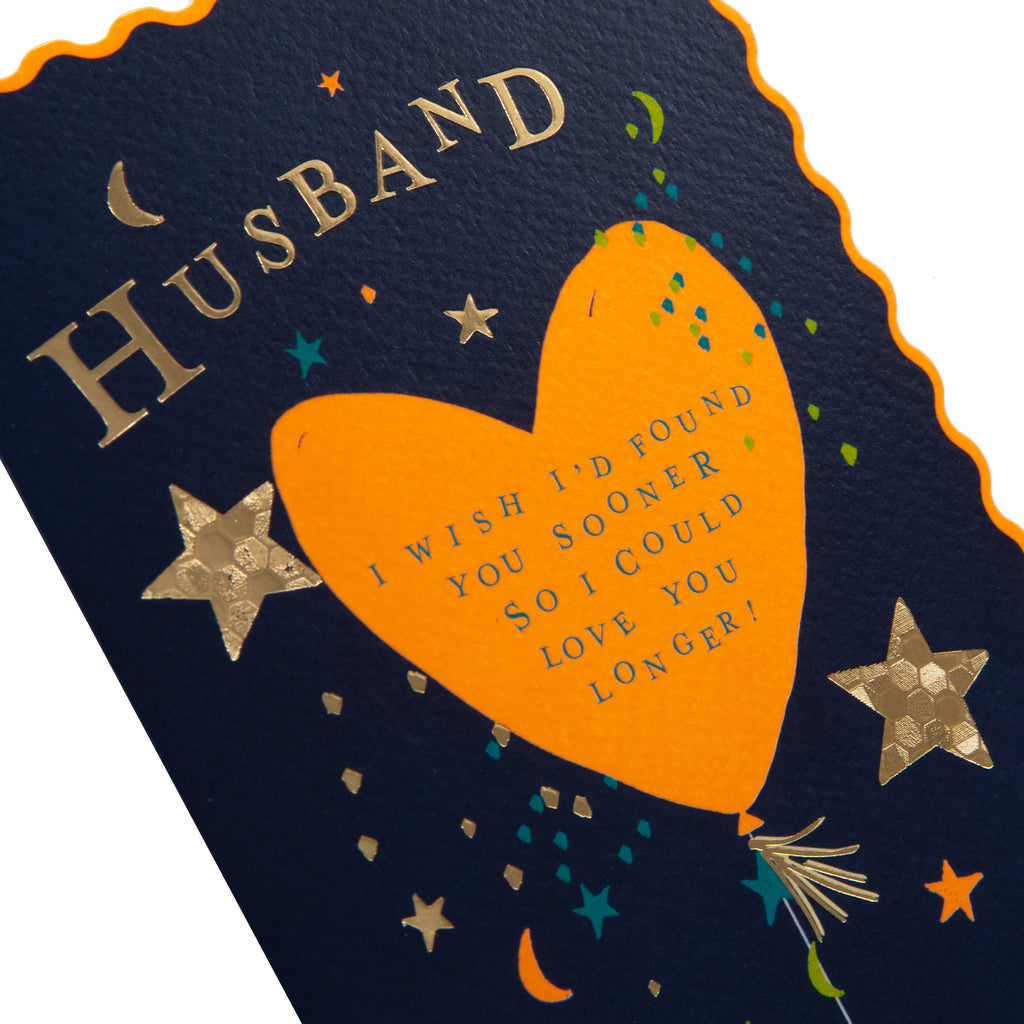 Birthday Card for Husband - Oh Darling Heart Design