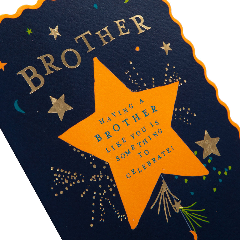 Birthday Card for Brother - Oh Darling Star Design