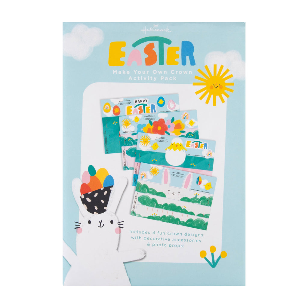 Hallmark Kids Easter Activity Pack - 4 Animal Make-Your-Own-Crown Pack