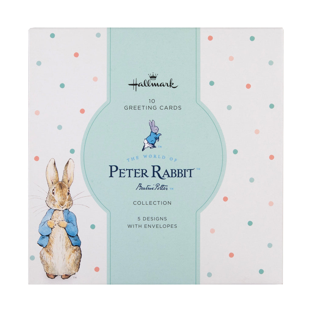 Birthday Cards Multipack - Pack of 10 in 5 Peter Rabbit™️ Designs