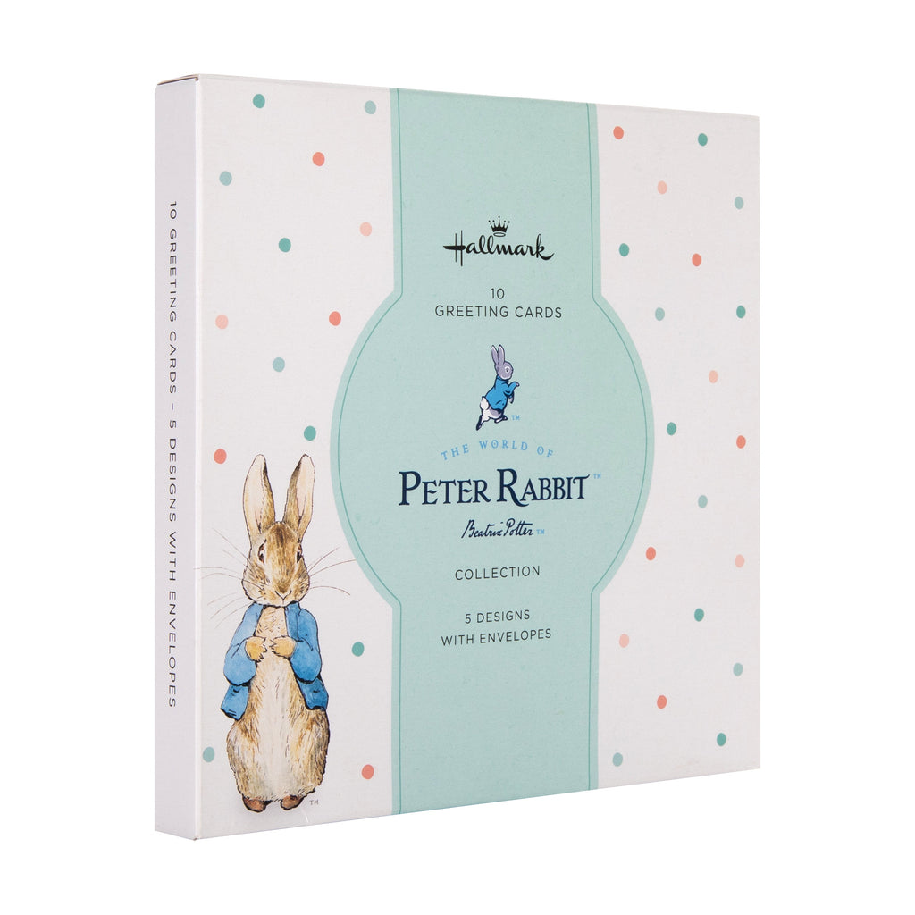 Birthday Cards Multipack - Pack of 10 in 5 Peter Rabbit™️ Designs