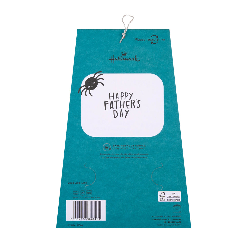 Father's Day Card - 3D & Pop-Up Spider Catcher Design