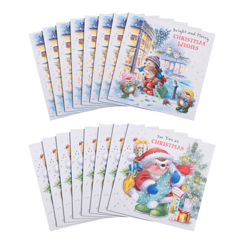 Charity Christmas Cards - Pack of 16 in 2 Country Companions Designs