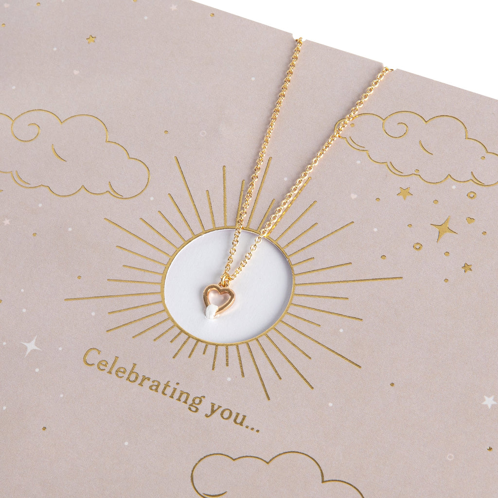 Birthday Card - Clouds & Stars with Keepsake Bracelet