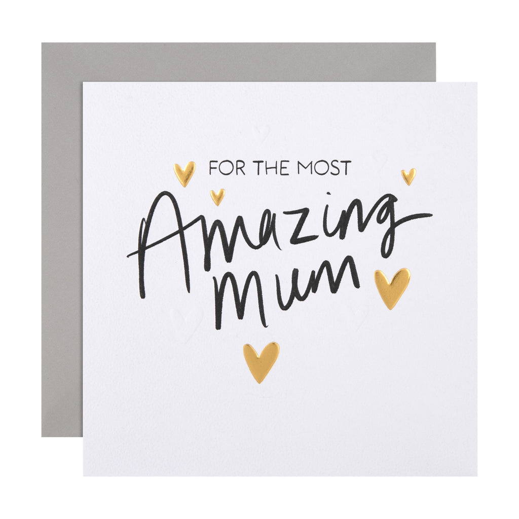 Birthday Card for Mum - Inkwave Typography Design