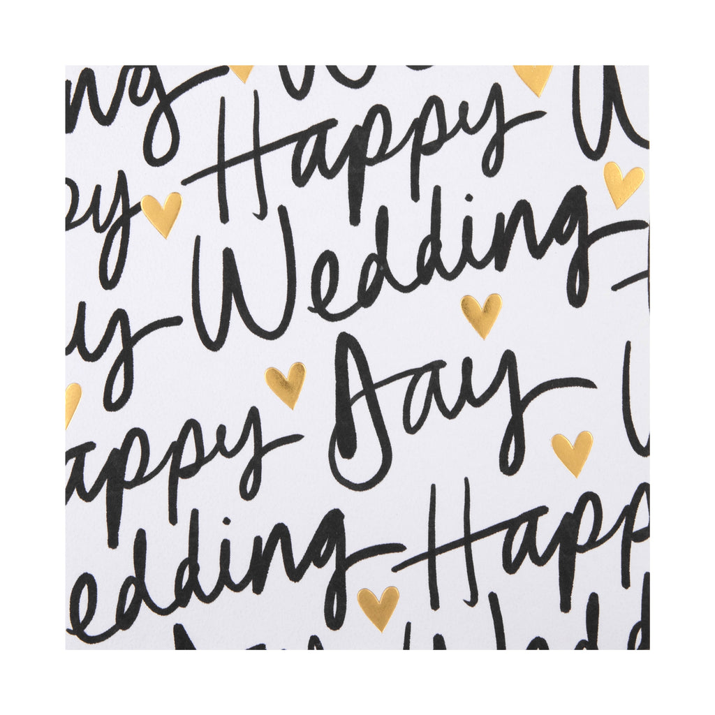 Wedding Card - Inkwave Typography Design