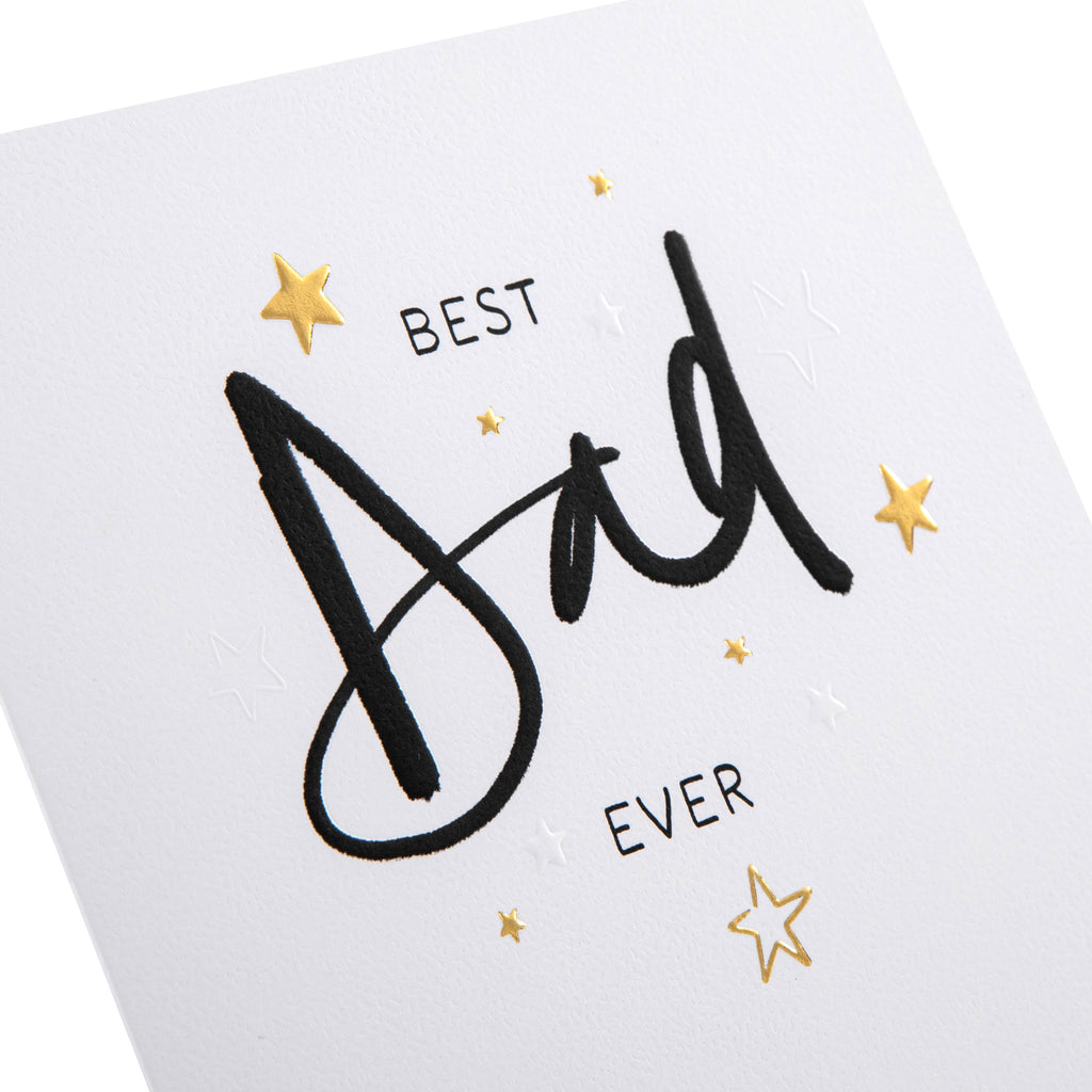 Birthday Card for Dad - Inkwave Typography Design