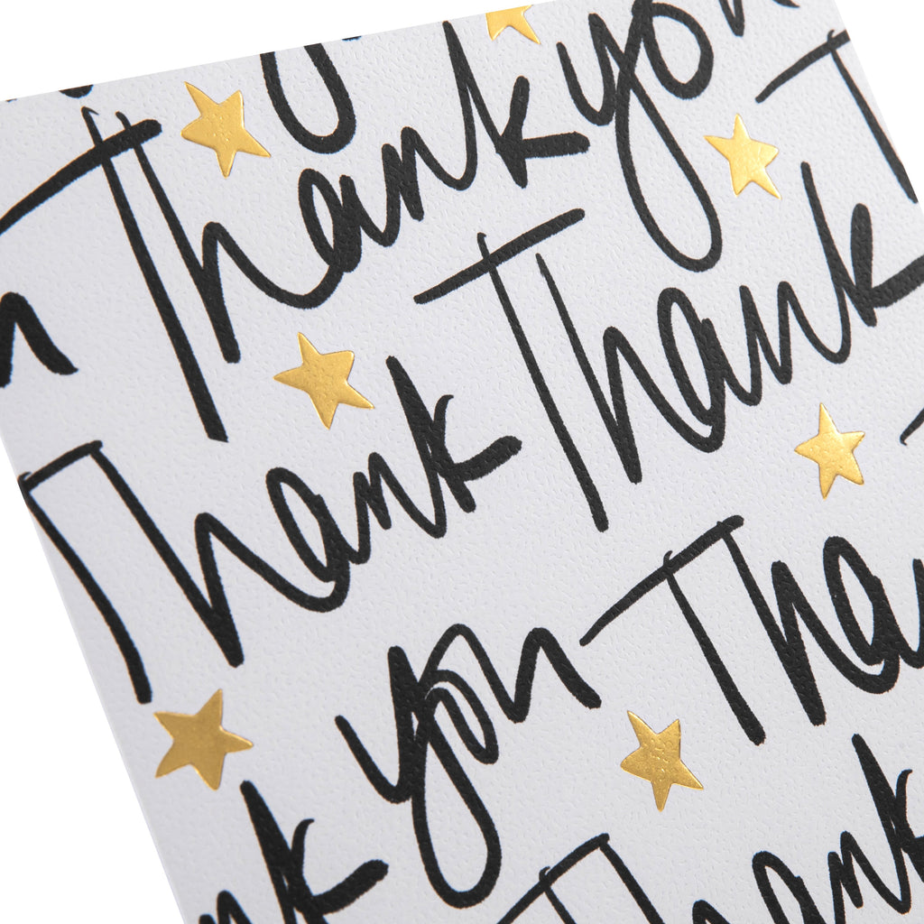 Thank You Card - Inkwave Typography Design