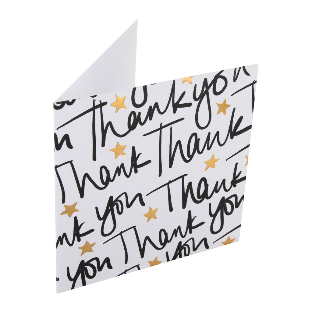 Thank You Card - Inkwave Typography Design