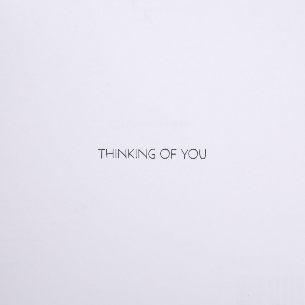 Thinking of You Card - Inkwave 'Sending Hugs' Typography Design