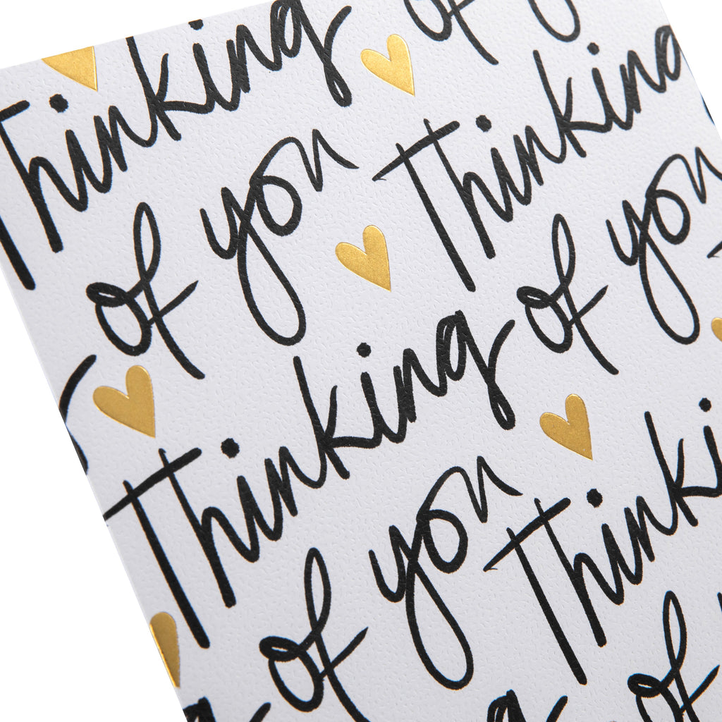 Thinking of You Card - Inkwave Typography Design