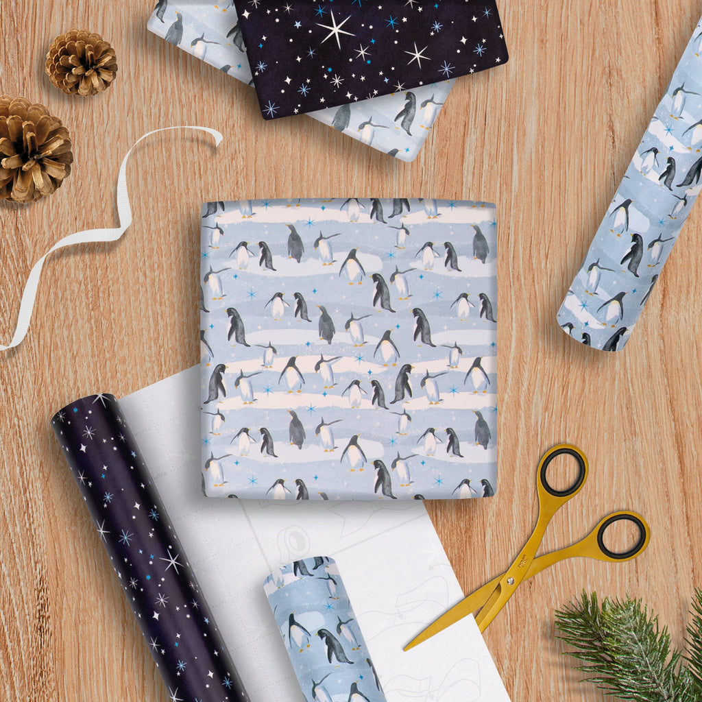 9M Christmas Wrapping Paper - 3 x 3M Rolls in 2 Arctic Wonderland Designs