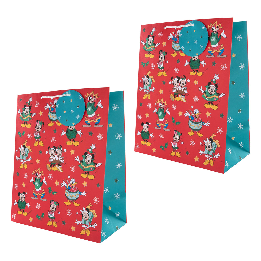 Large Gift Bags - Pack of 2 Disney, Mickey & Friends Design