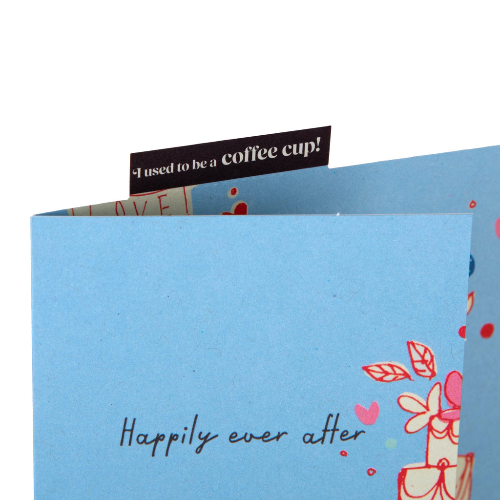 Cupcycling™ Wedding Card - 3-Tier Cake Design