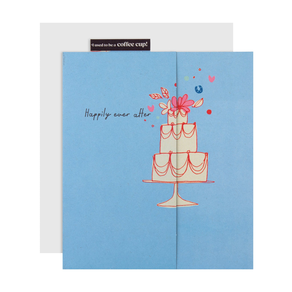 Cupcycling™ Wedding Card - 3-Tier Cake Design