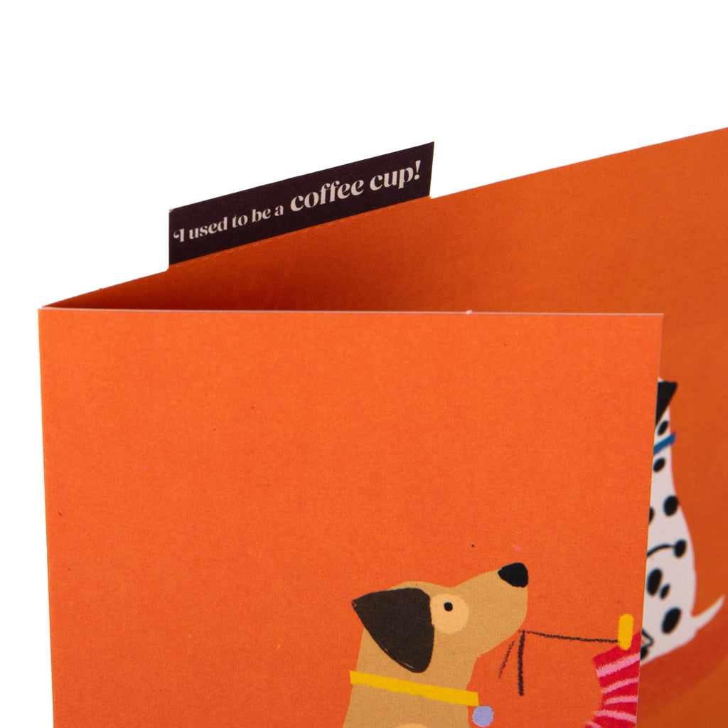 Cupcycling™ Blank Greeting Card - Cute Dogs Design