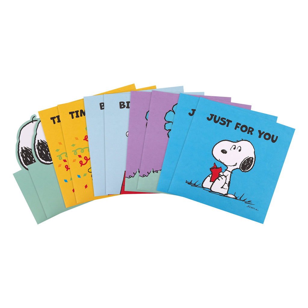 Greeting Cards Multipack - Pack of 10 in 5 PEANUTS™ SNOOPY Designs