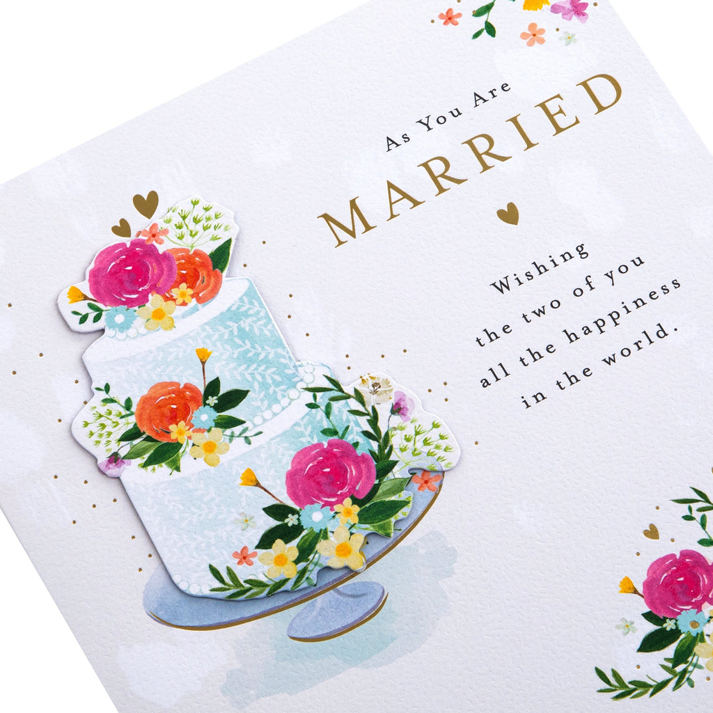 Wedding Card - Lucy Cromwell Cake & Flowers Design