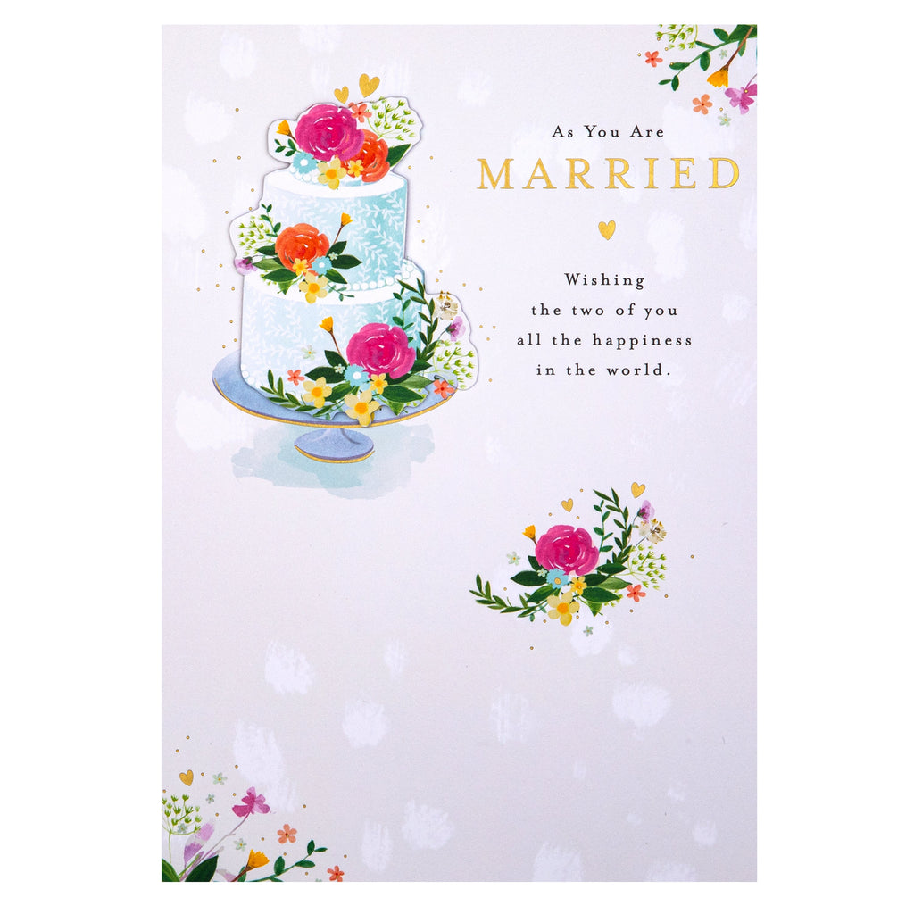 Wedding Card - Lucy Cromwell Cake & Flowers Design