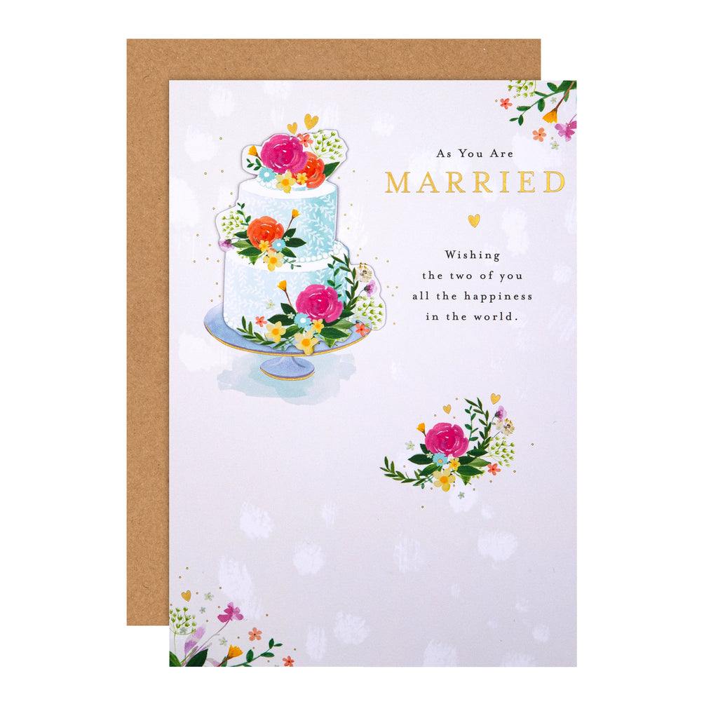 Wedding Card - Lucy Cromwell Cake & Flowers Design