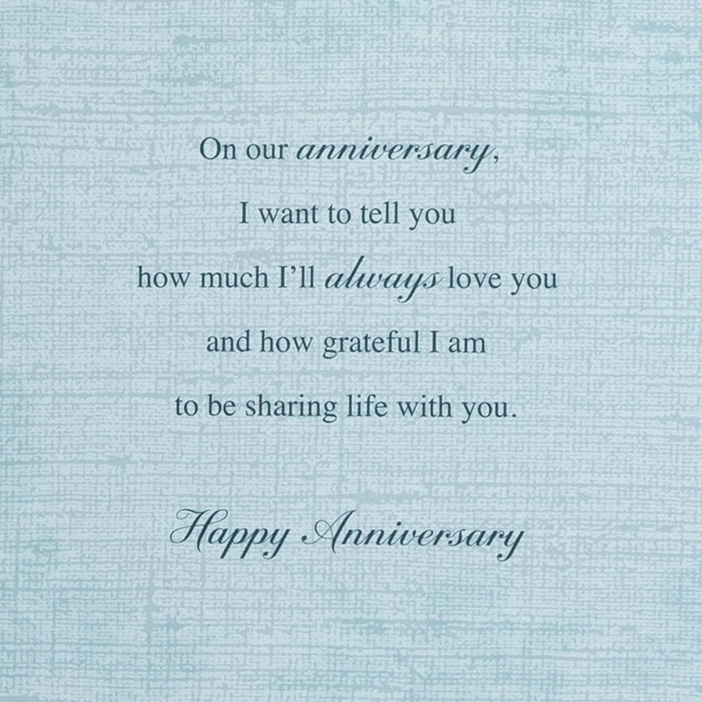 Anniversary Card - Intricate Traditional Floral Design