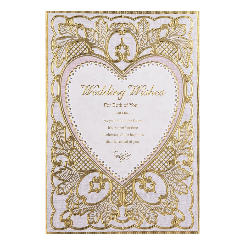 Wedding Card - Intricate Traditional Floral Design