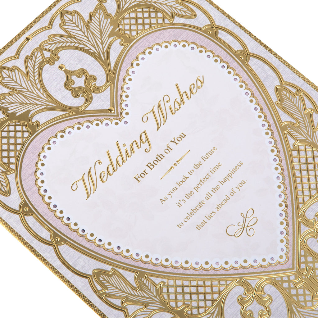 Wedding Card - Intricate Traditional Floral Design