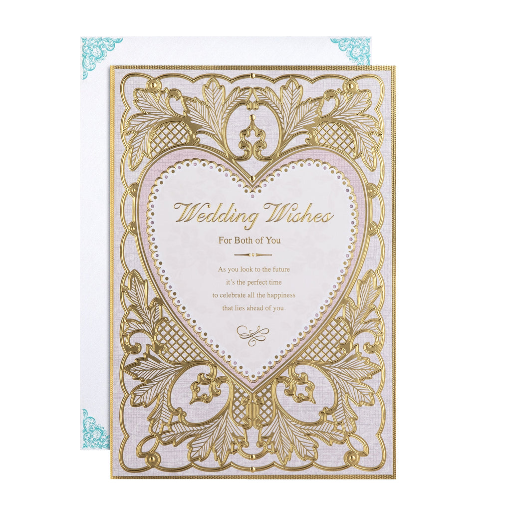 Wedding Card - Intricate Traditional Floral Design