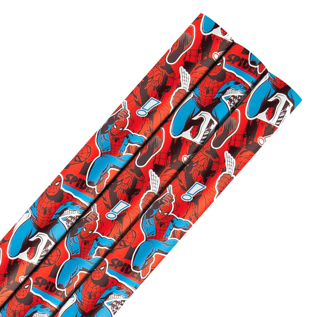 6M Any Occasion Wrapping Paper - 3 x 2M Rolls in 1 MARVEL Spider-Man Design