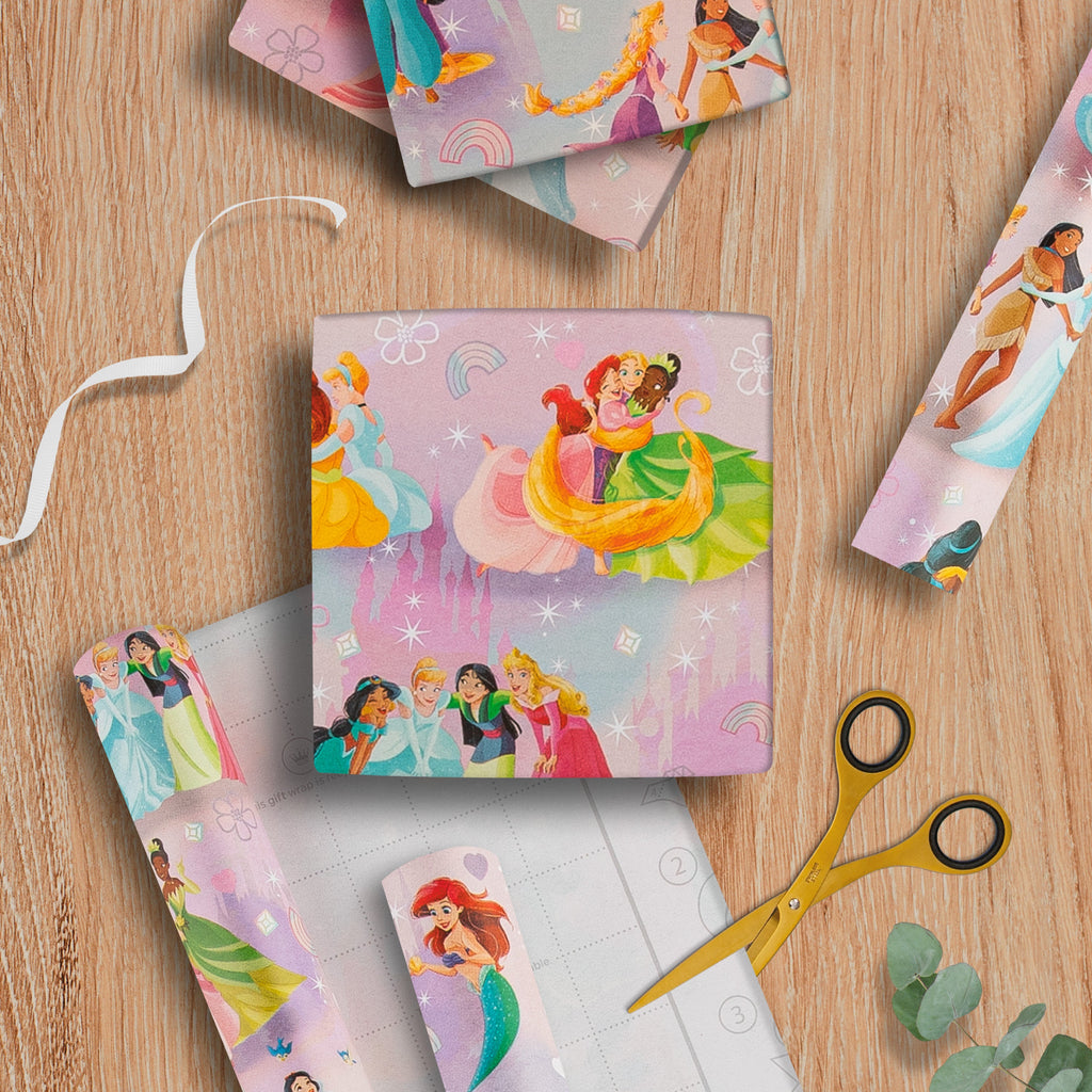 6M Any Occasion Wrapping Paper - 3 x 2M Rolls in 1 Disney Princess Design