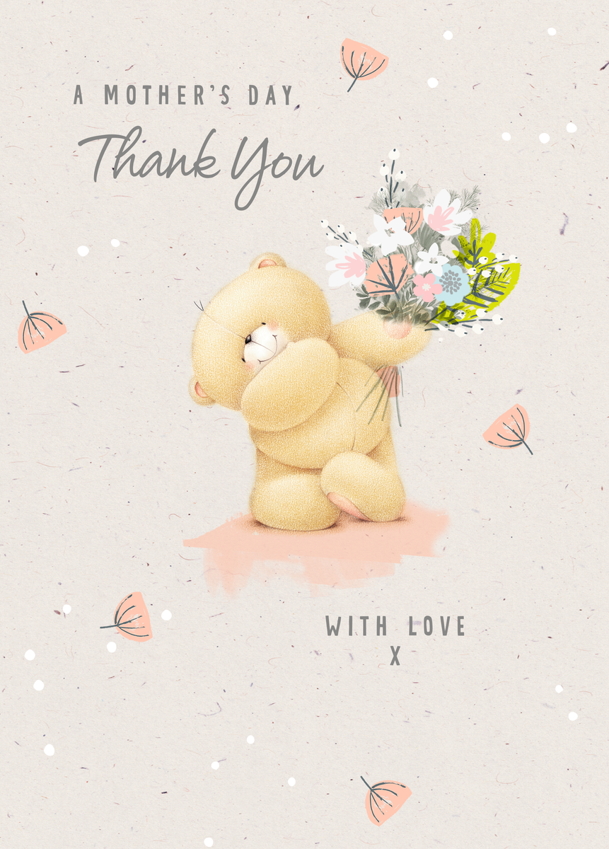 Personalised Forever Friends Thank You Mother's Day Card | Hallmark UK