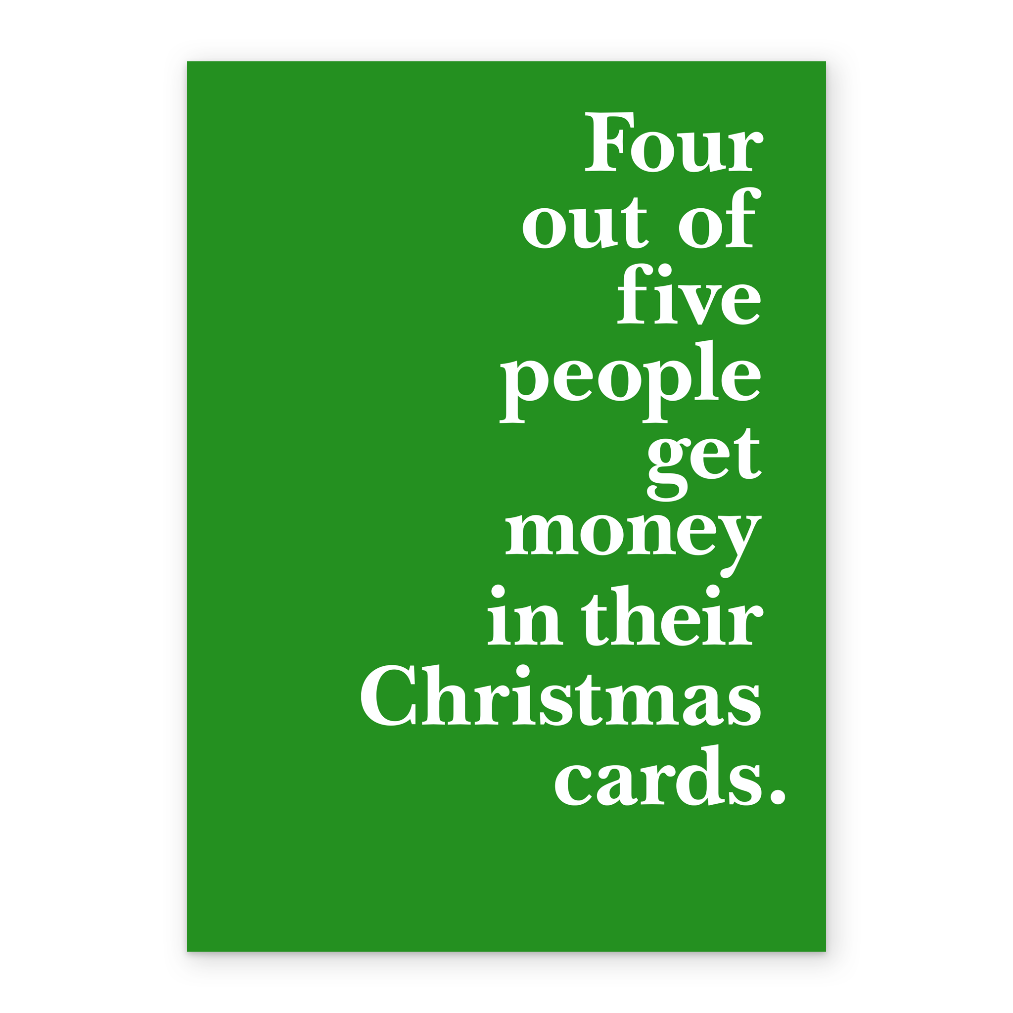 Personalised Funny Christmas Shoebox Text Based Money Card Hallmark 