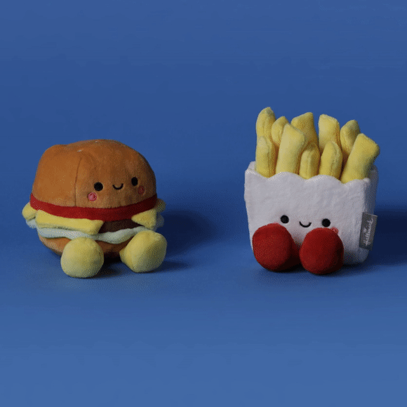 Better Together Burger & Fries Magnetic Soft Toy Pair