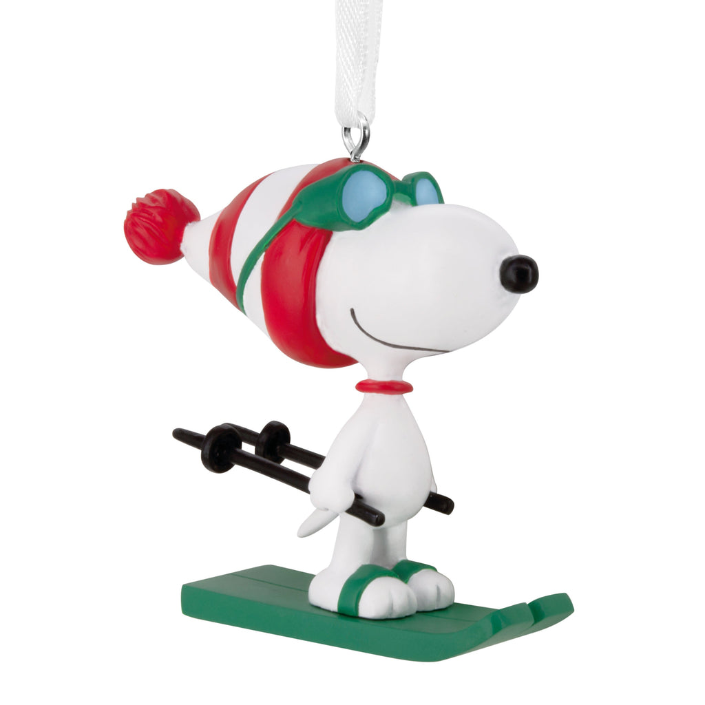 Collectable PEANUTS Ornament - SNOOPY Skiing Design