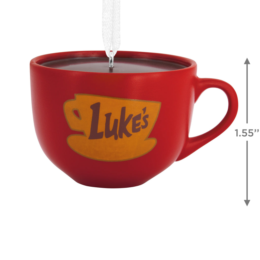 Collectable Gilmore Girls Ornament - Luke's Diner Coffee Cup Design