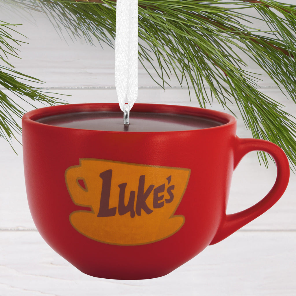 Collectable Gilmore Girls Ornament - Luke's Diner Coffee Cup Design