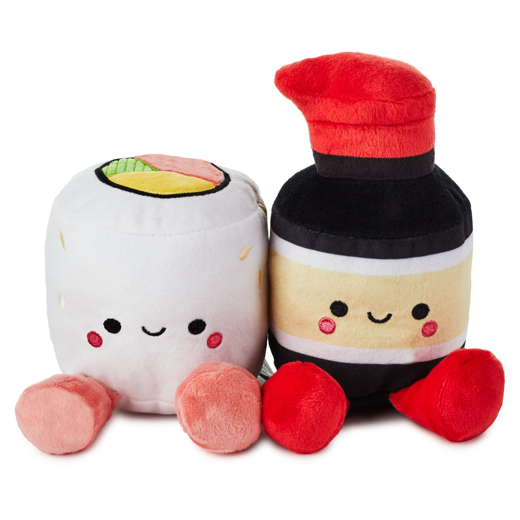 Better Together Sushi & Soy Sauce Magnetic Soft Toy Pair
