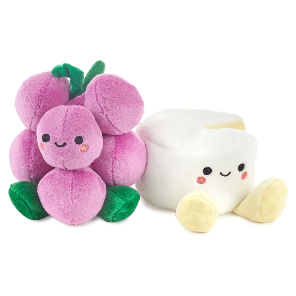 Better Together Grapes & Cheese Magnetic Soft Toy Pair