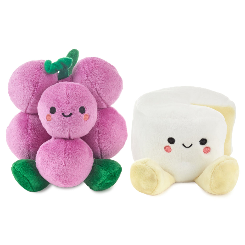 Better Together Grapes & Cheese Magnetic Soft Toy Pair
