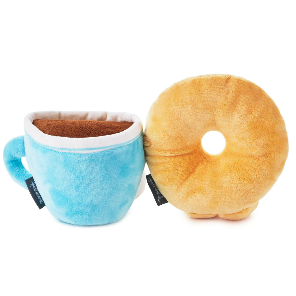 Better Together Doughnut & Coffee Magnetic Soft Toy Pair