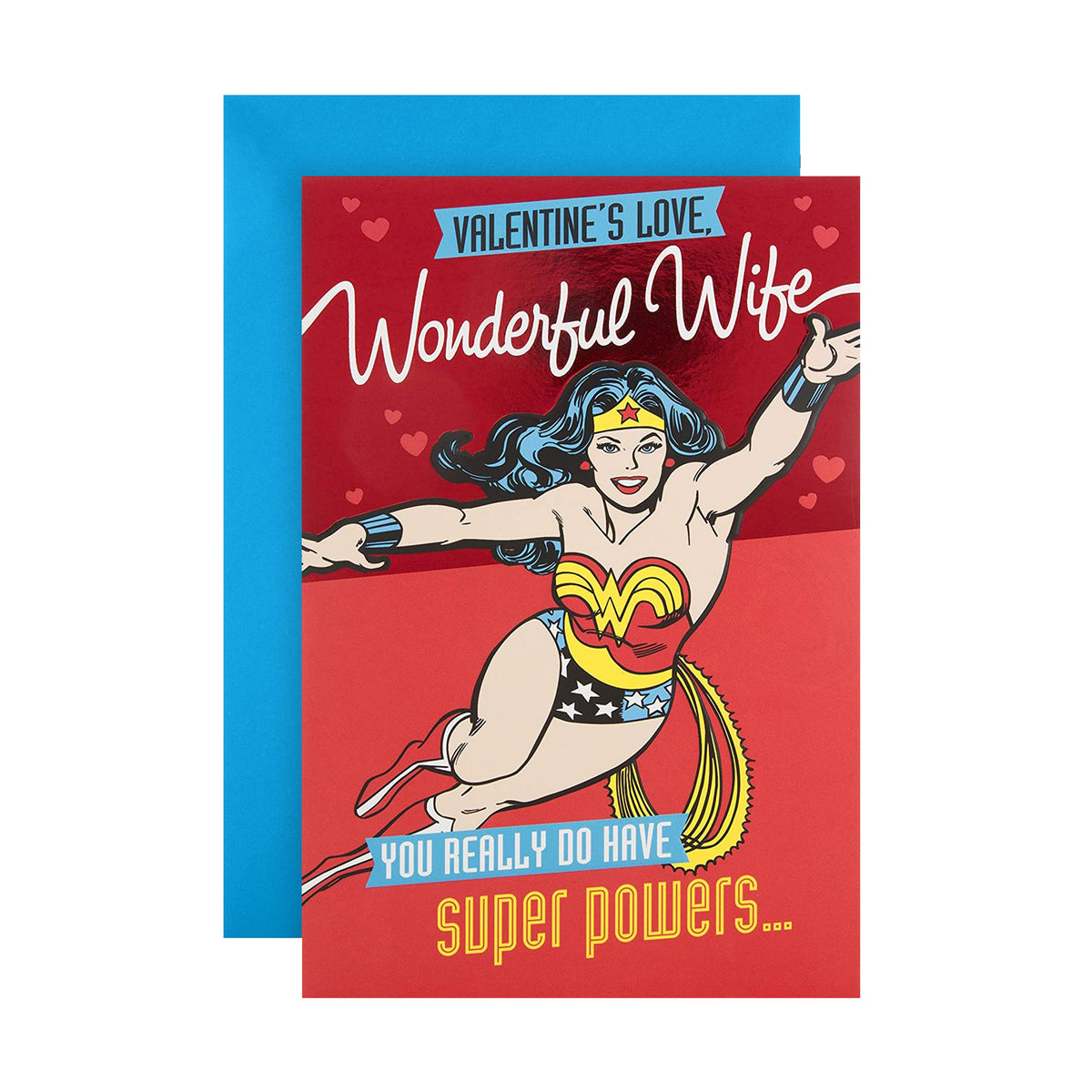 Wonder Woman Valentines Card for Wife | Hallmark UK