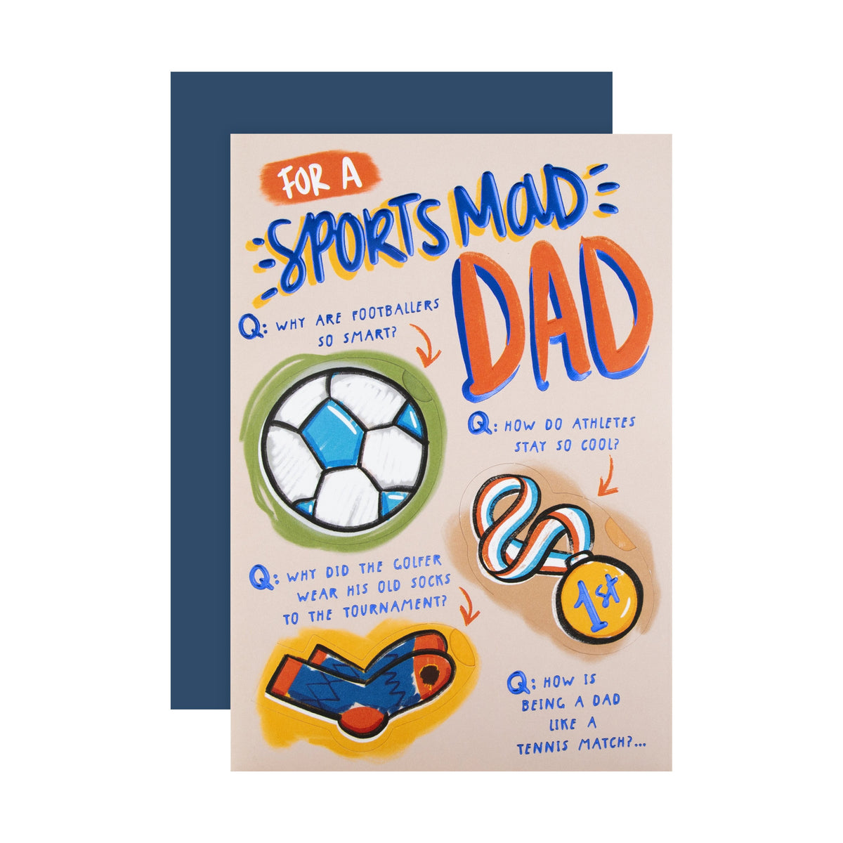 Father's Day Card for Dad - Sports Mad Design – Hallmark