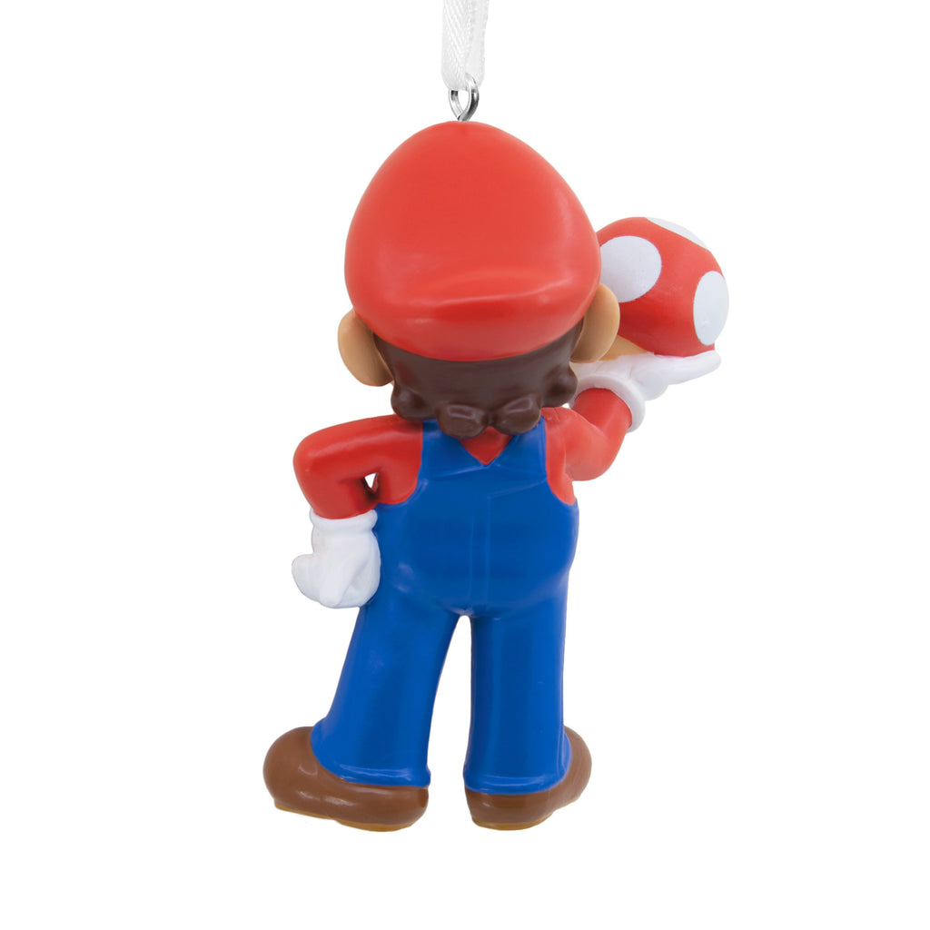 Collectable Nintendo Ornament - Super Mario with Super Mushroom Design