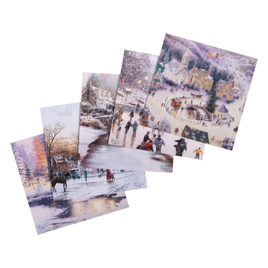 Charity Christmas Cards - Pack of 30 in 5 Thomas Kinkade Designs