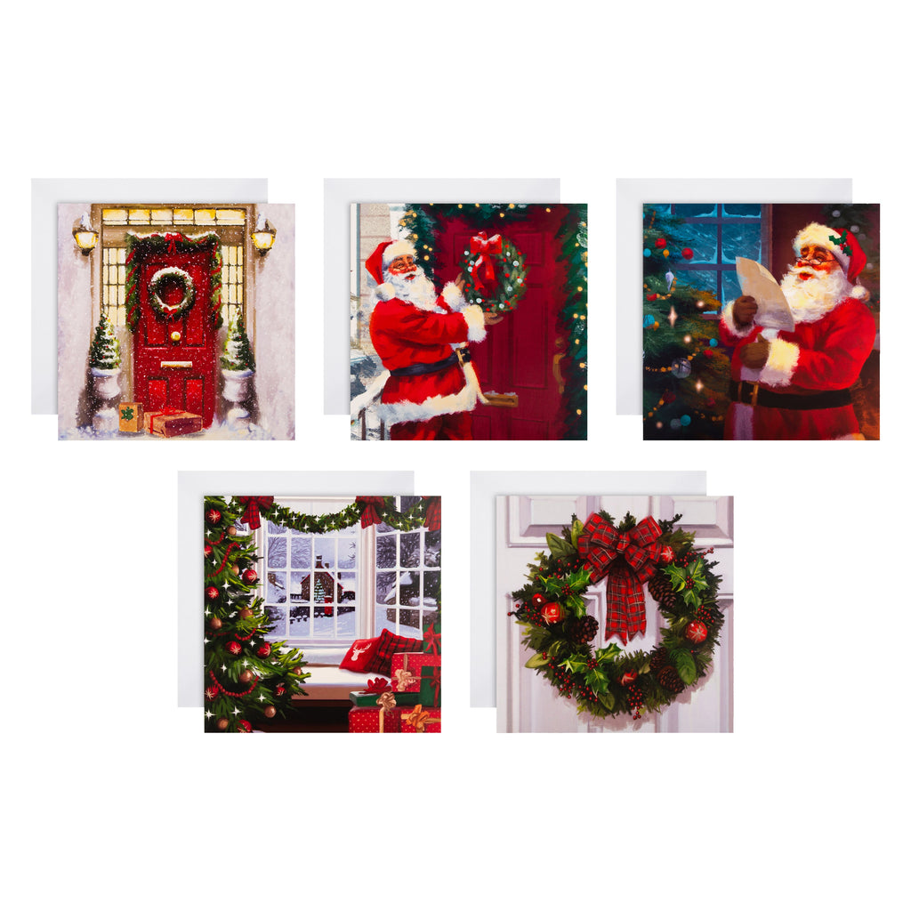 Charity Christmas Cards - Pack of 30 in 5 Traditional Designs